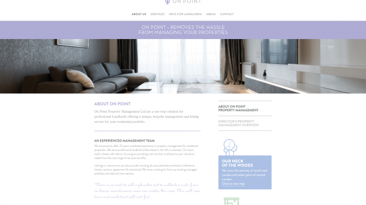 Website Launch for On Point Property Management Ltd.