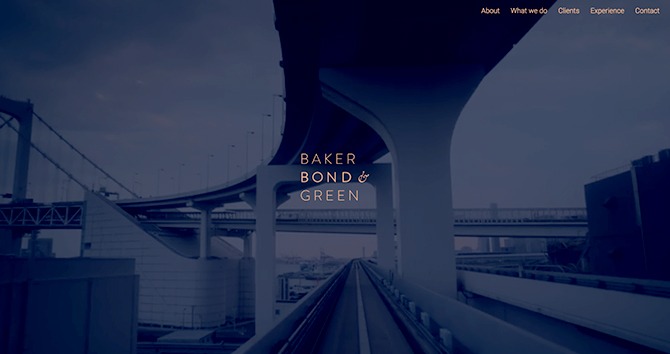 New website launch — meet, Baker Bond & Green