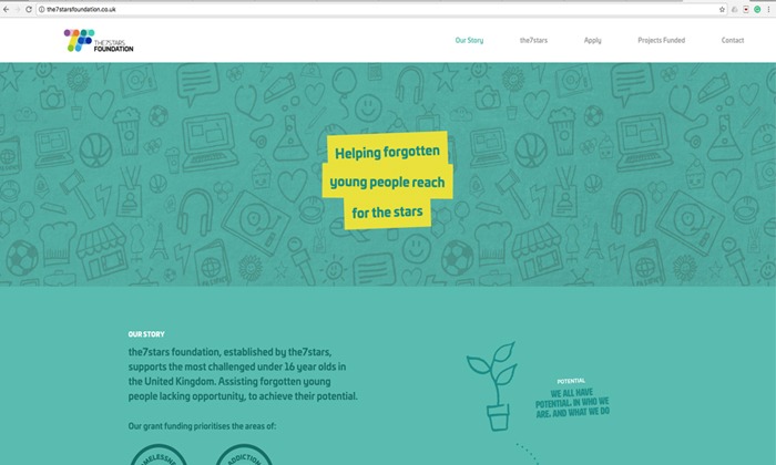 New website launch for the7stars Foundation New website launch for the7stars Foundation