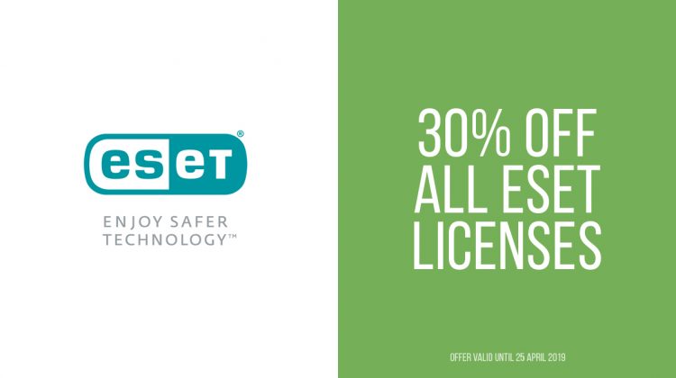 30% discount on ESET Internet Security licenses