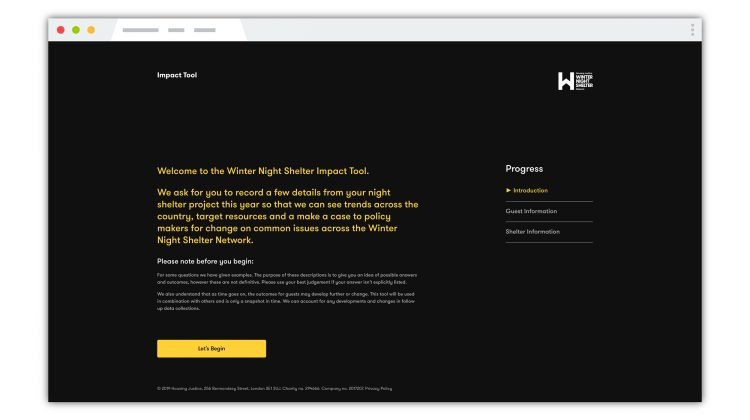 Impact Tool for Housing Justice Impact Tool for Housing Justice