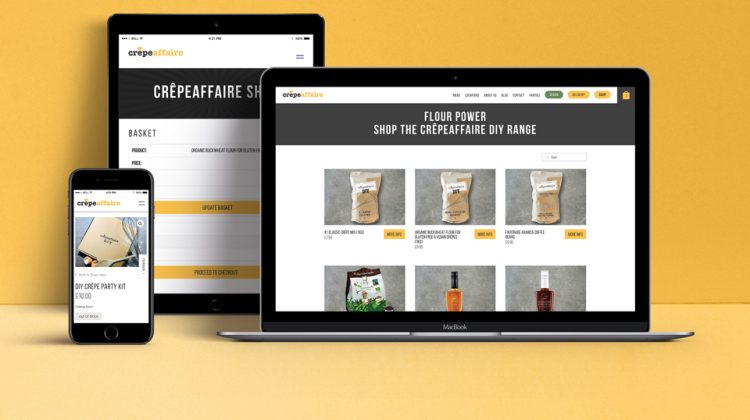 Ecommerce for Crêpeaffaire
