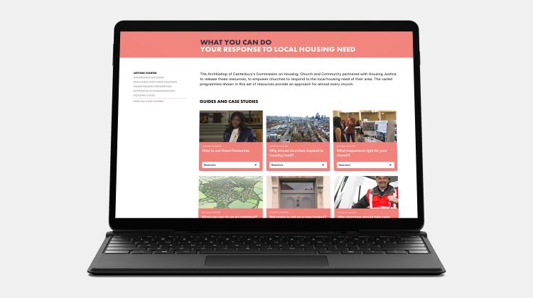 New online resources website section for Housing Justice — Your response to local housing need